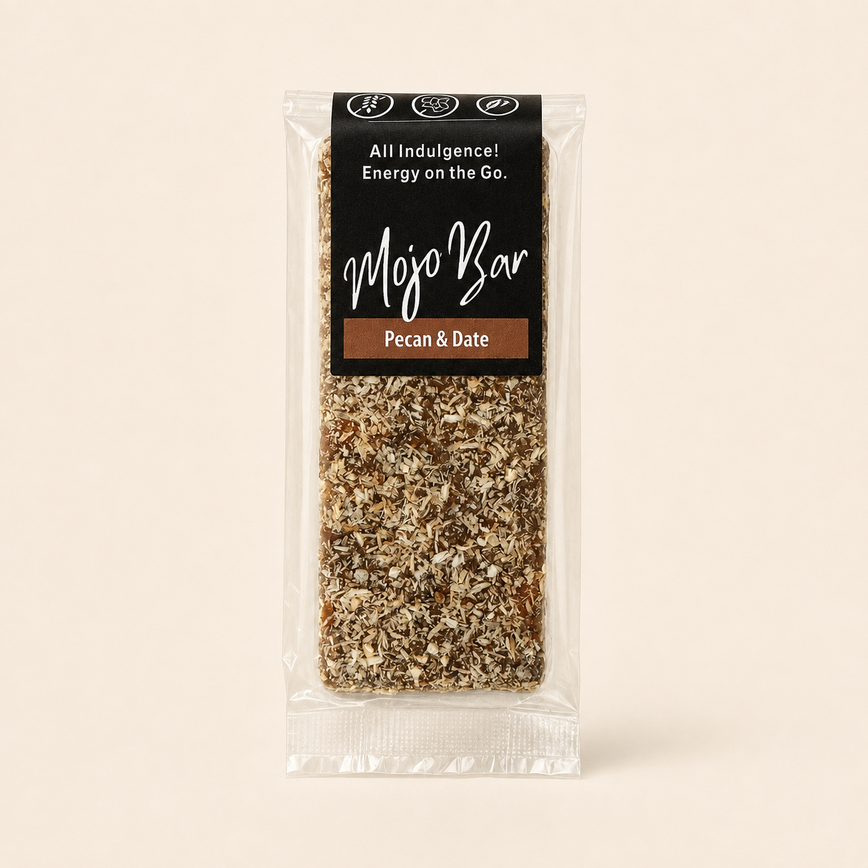 Pecan Date Mojo Bar, single 70–80 g bar