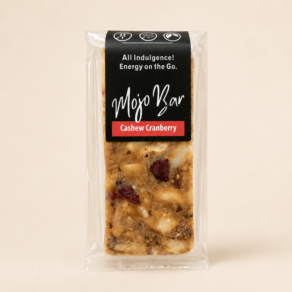 Cashew Cranberry Mojo Bar, single 70–80 g bar